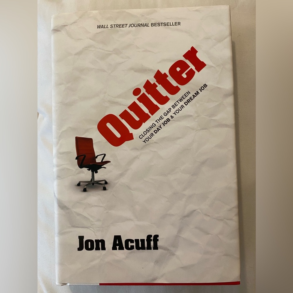 Quitter Hardcover Book/ Jon Acuff